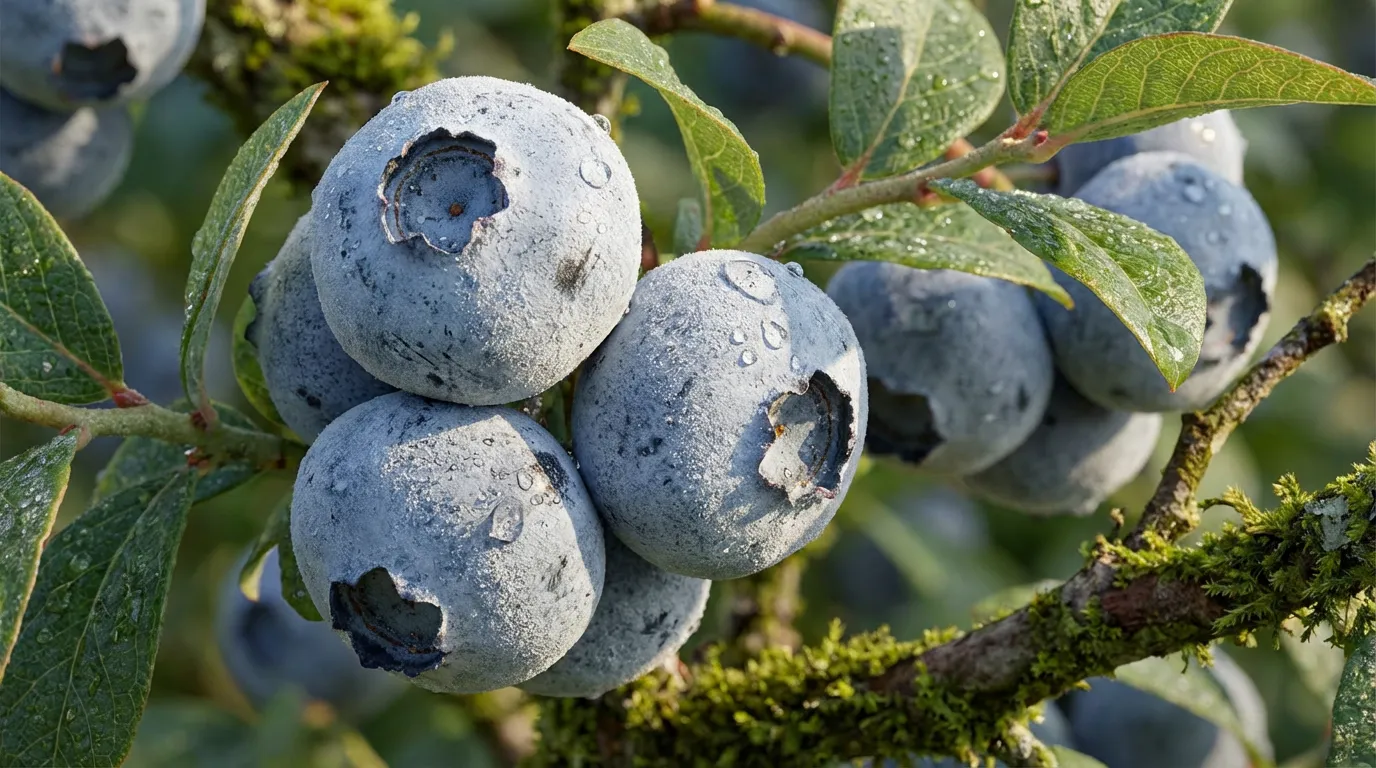 myrtille fruit fraîche avec pruine naturelle