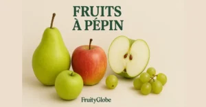 Image de fruits à pépin : pommes, poire, raisin – FruityGlobe