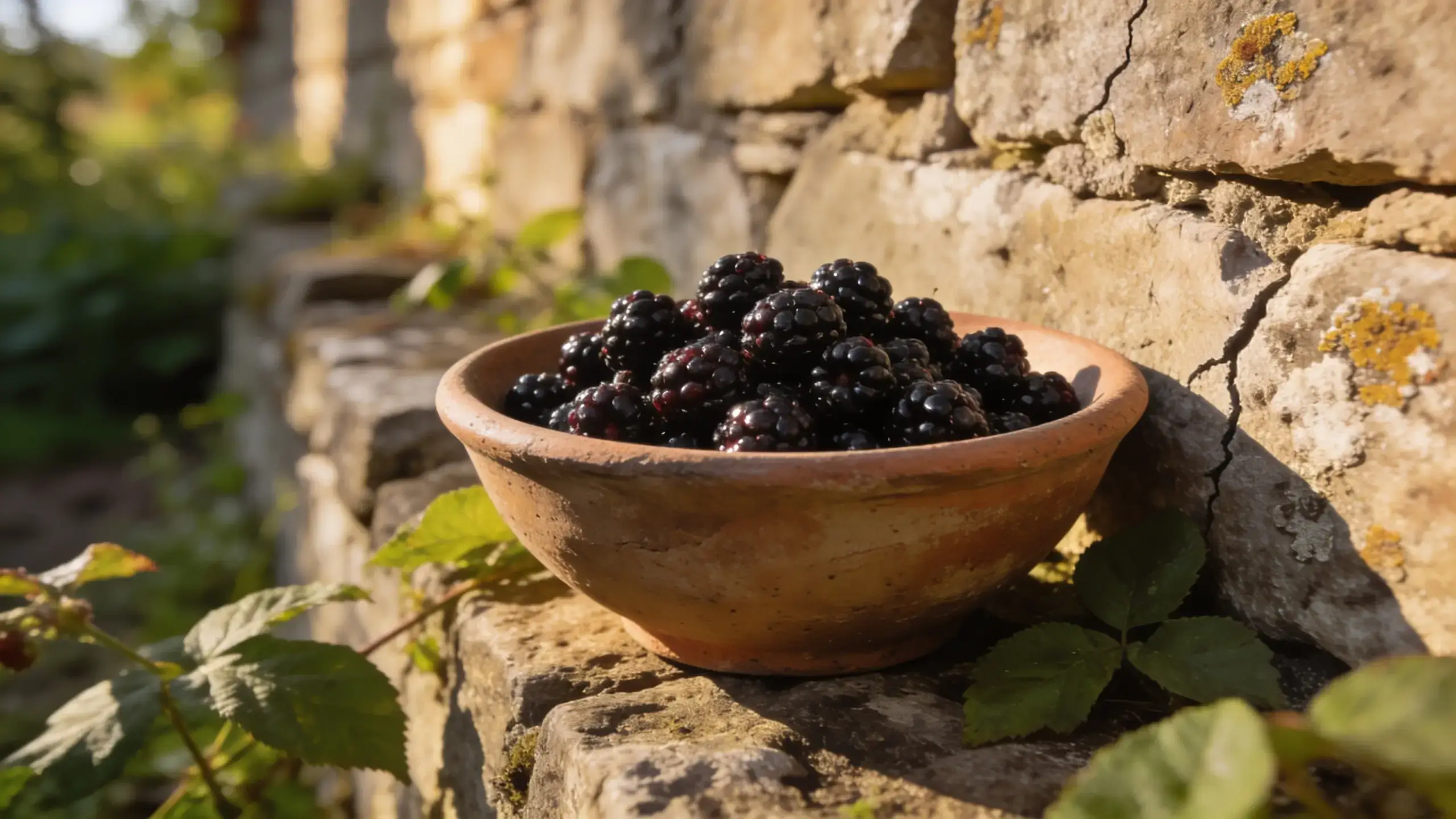 mûres sauvages noires